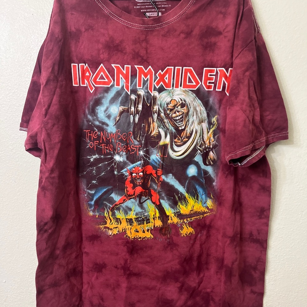 iron maiden t-shirt